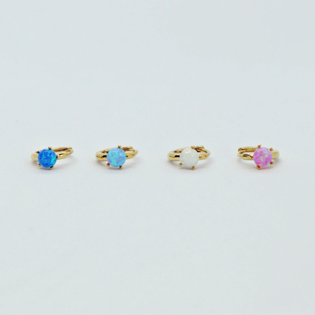 Mini Créoles Opal 6 Mini Créoles Opal – Image 6