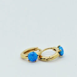 Mini Créoles Opal 17 Mini Créoles Opal -Majolie Mini Creoles Opal Bleu