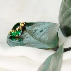 Piercing Petal 14 Piercing Petal -Majolie Piercing Petal Or Feuille