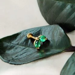 Piercing Petal 16 Piercing Petal -Majolie Piercing Petal Or Feuille2