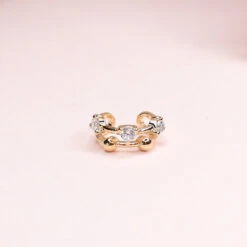 Earcuff Roxane 8 Earcuff Roxane -Majolie Roxane Or