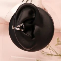 Earcuff Selena -Majolie Selena Silicone Argent