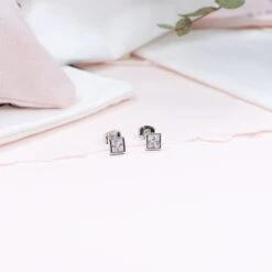 Puces Taly 16 Puces Taly -Majolie Taly Argent Paire