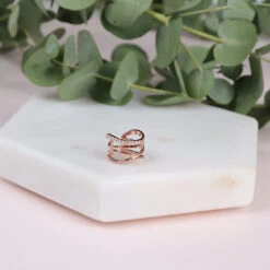 Earcuff Tikka 14 Earcuff Tikka -Majolie Tikka Or Rose